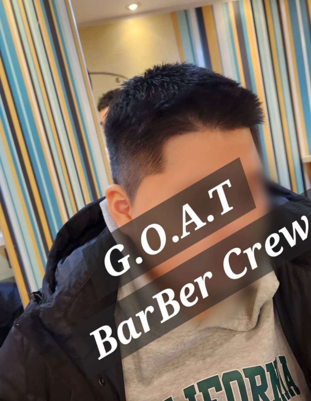 송파 문정동 바버샵 남성 숏 크롭컷 소프트 페이드 스타일